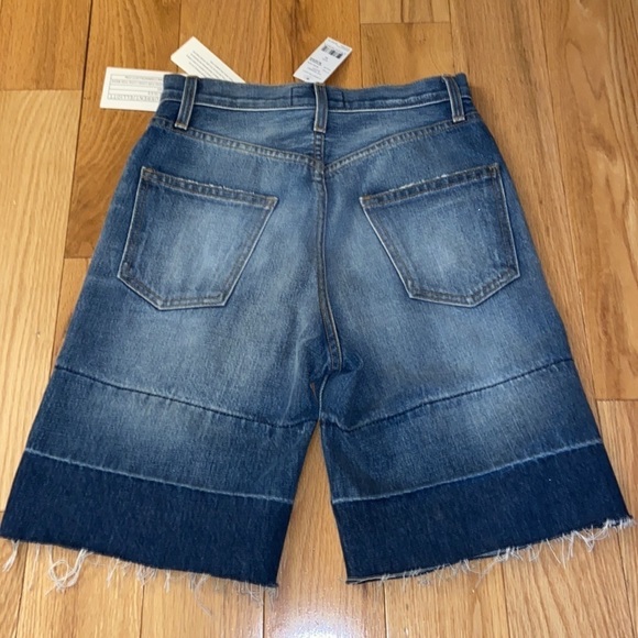 Current/Elliott The Seamed Short, distressed, button-fly, size 24, NWT - Picture 7 of 8